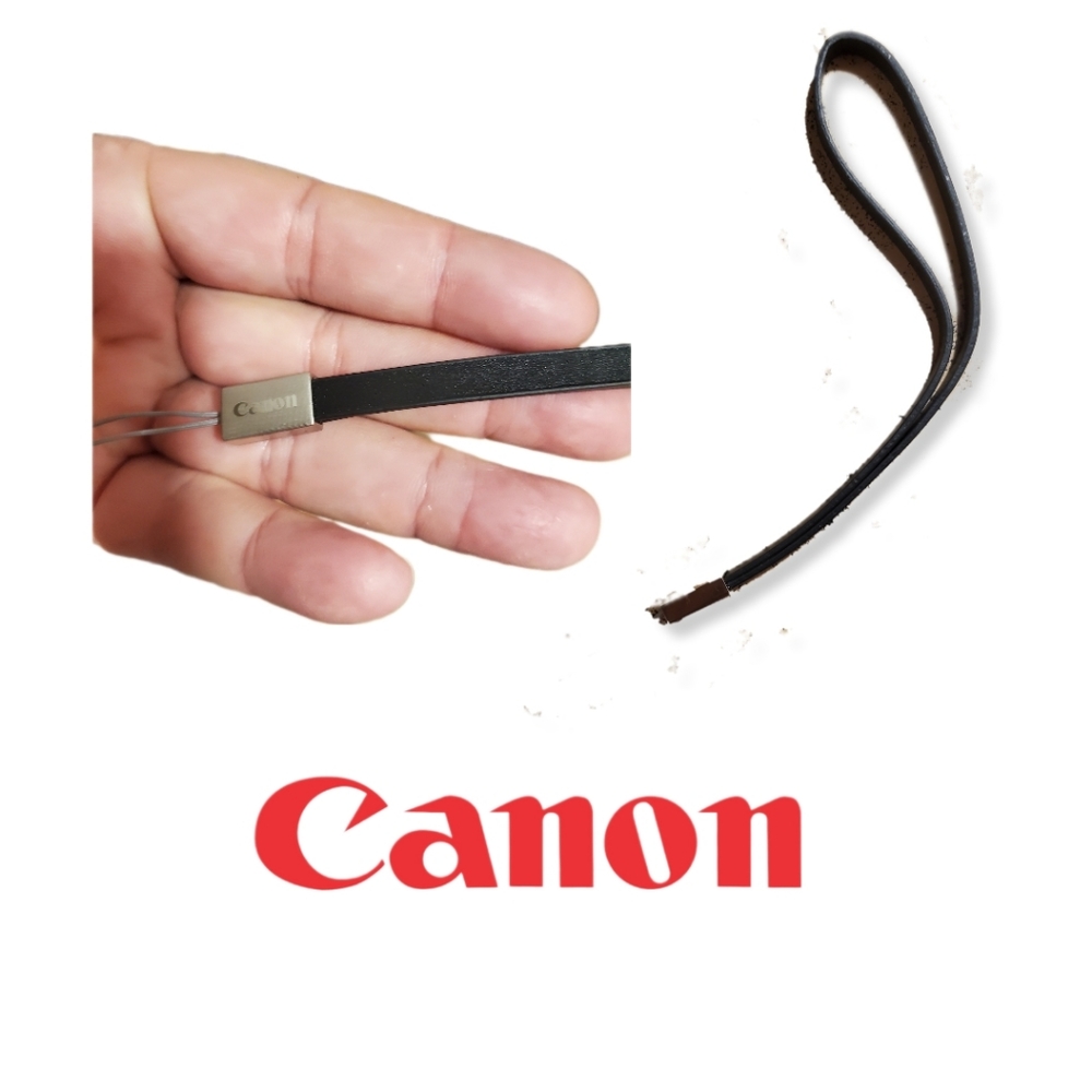 Cannon Leather/Metal wrist strap for point and shot camera